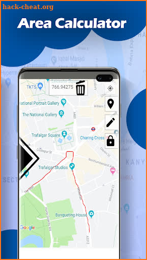 Distance Calculator Map Land Measurement screenshot