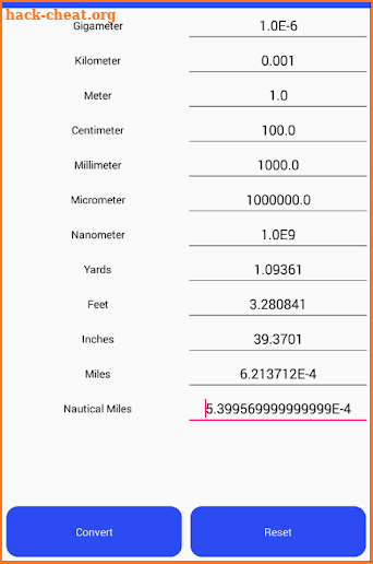 Distance Length Converter screenshot