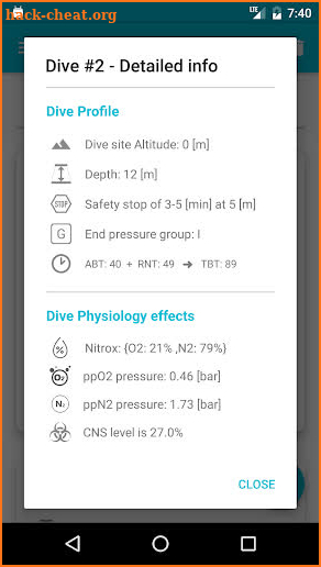 Dive Planner PRO screenshot