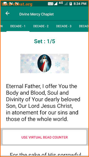 Divine Mercy Chaplet Audio With Text screenshot