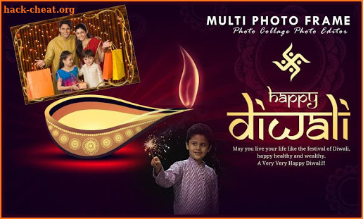 Diwali Multi Photo Frames screenshot