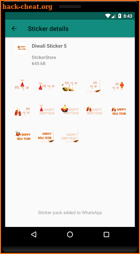 Diwali Sticker for Whatsapp WAStickerApps screenshot