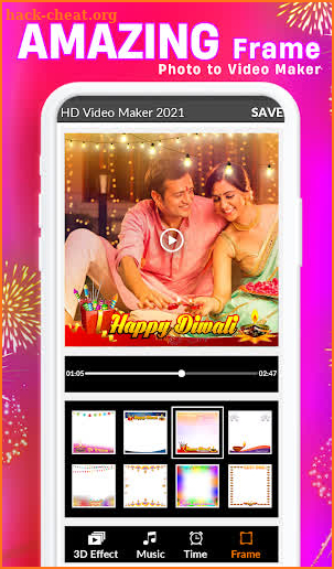 Diwali Video Maker with Song screenshot