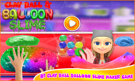 DIY Balloon Slime Smoothies & Clay Ball Slime Game screenshot