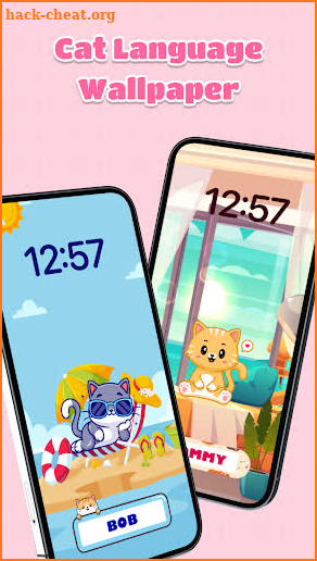 DIY Cat Language Wallpaper screenshot