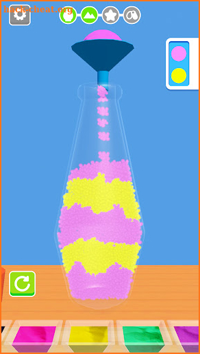 DIY Colorful Bottle Sand Art screenshot