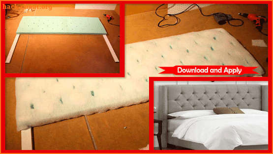 DIY Easy Tufted Headboard screenshot