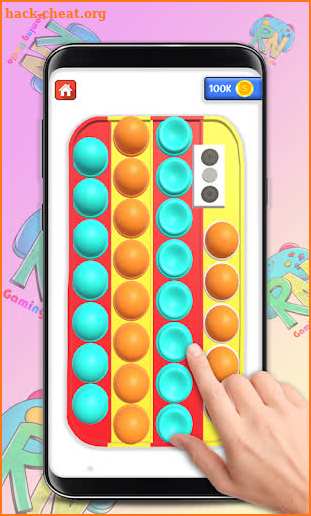 DIY Pop it Fidget Toys 3D Phone Case Game screenshot