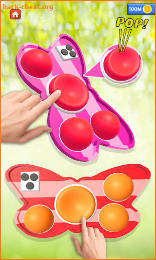 DIY Pop it Fidget Toys 3D Phone Case Game screenshot