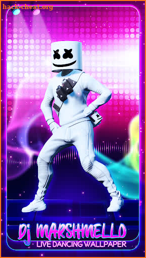 DJ Marshmello Live Dancing Wallpaper screenshot