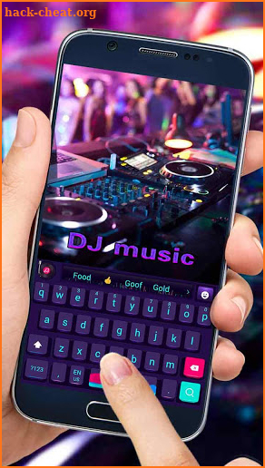 DJ music fashion rock theme keyboard screenshot