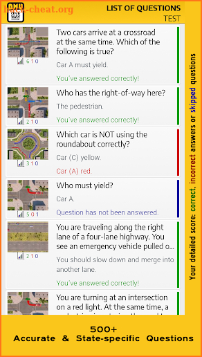 DMV Pennsylvania Permit Practice Test +Handbook screenshot