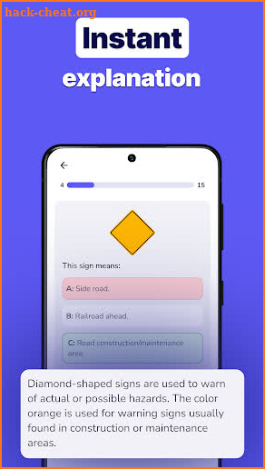 DMV Practice Driving Test App screenshot