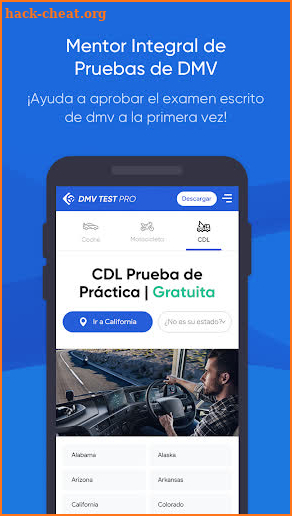 DMV Prueba de Práctica 2023 screenshot