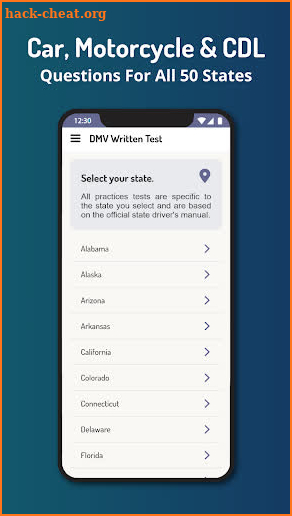 DMV Written Test Premium screenshot