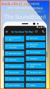 DO YOU KNOW THE WAY ! SoundBoard 2018 MEME screenshot