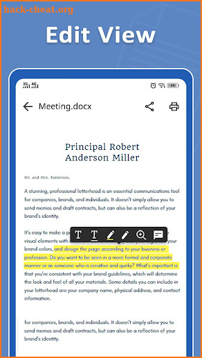 Docs Reader - Word office screenshot