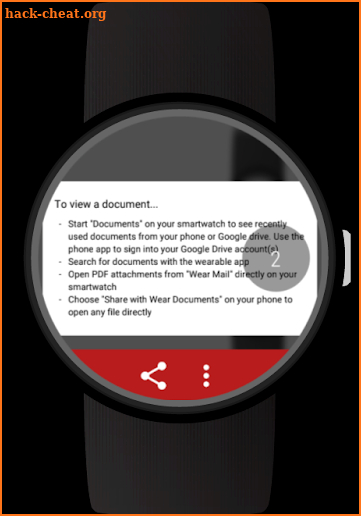 Documents for Wear OS (Android Wear) screenshot