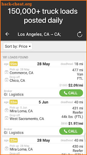 Doft Free Load Board  & Truck Loads screenshot