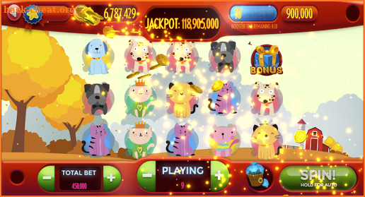 Dog-Cat Free Slot Machine Game Online screenshot