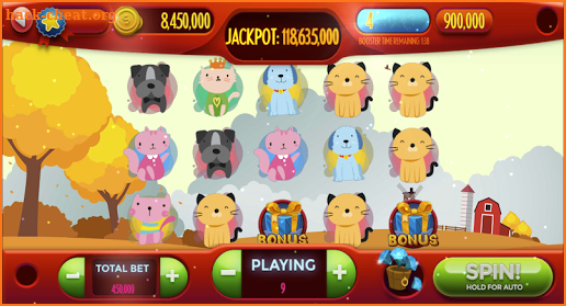 Dog-Cat Free Slot Machine Game Online screenshot