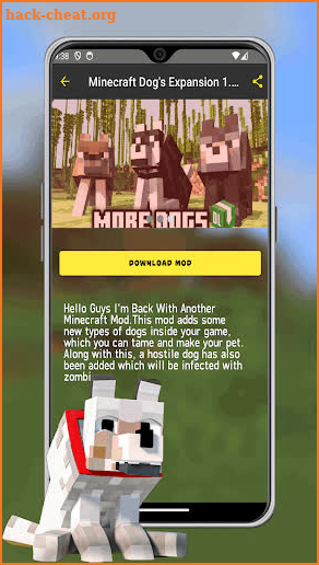 Dog Mobs for Minecraft pe screenshot