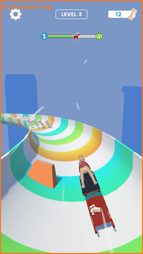 Dog on Aqua Slide 3D screenshot