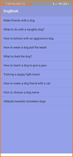 DogBook screenshot