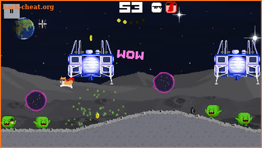 Doge on Moon: so free, much arcade screenshot