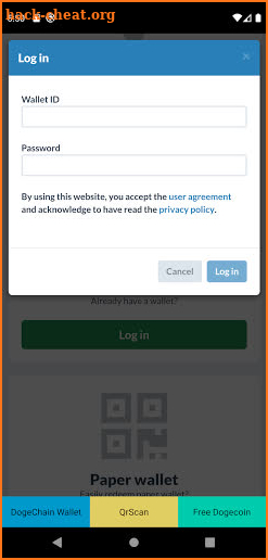 DogeChain Wallet & Free Dogecoin screenshot