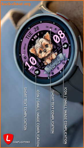 Dog's Club Watch Face 088 screenshot