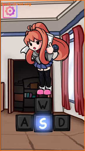 Doki Doki but FNF Character Test screenshot