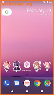 Doki Doki Sticker Widgets screenshot