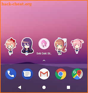 Doki Doki Sticker Widgets screenshot