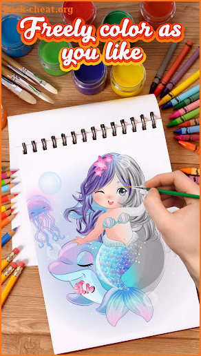 Doll Drawing - Coloring Book screenshot