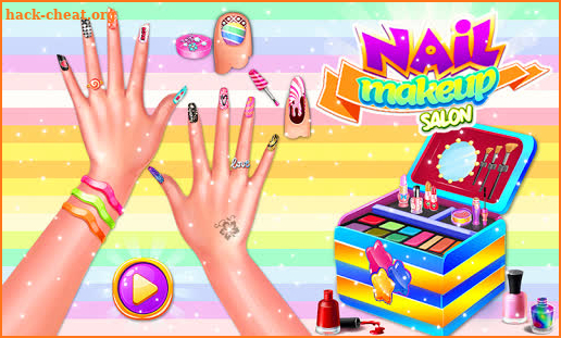 Doll Nail makeup : Fashion Girl games 2020 screenshot