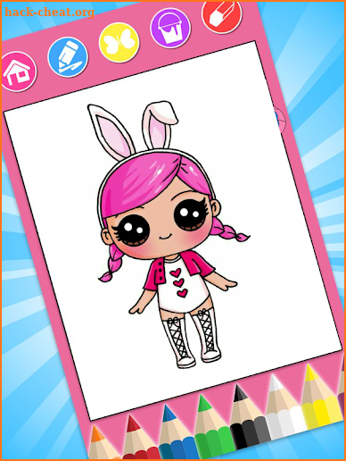 Dolls Coloring Game (Lol Surprise Dolls) screenshot