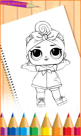 dolls coloring lols book for kids screenshot