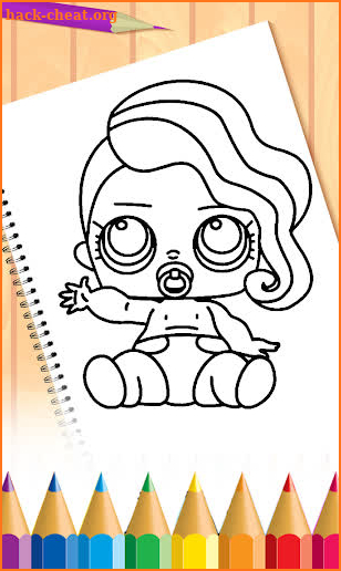 dolls coloring lols book for kids screenshot