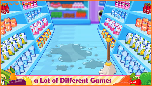 Dolls Games Grocery Store Supermarket Eggs screenshot