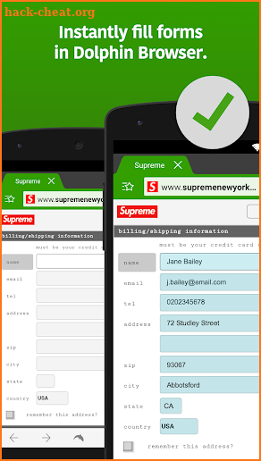 Dolphin Autofill by Fillr screenshot