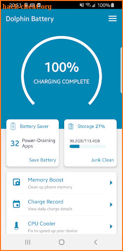 Dolphin Battery screenshot