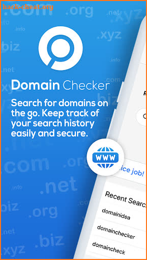 Domain Check - The Official Domain Checker App screenshot