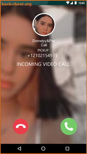 Domelipa Fake Chat &Video Call screenshot