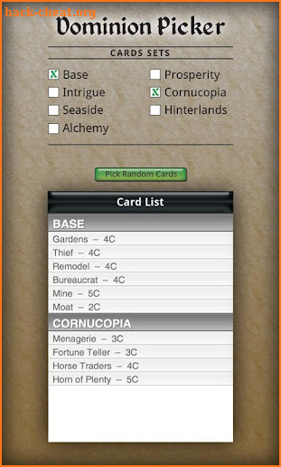 Dominion Picker screenshot