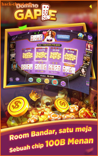 Domino Gaple Online(Free)-Happy New Year 2019 screenshot