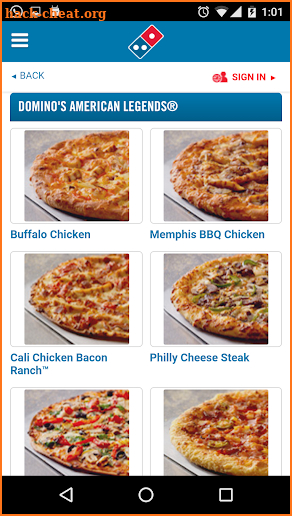 Domino's Pizza Asia Pacific screenshot