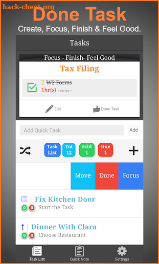 Done Task screenshot