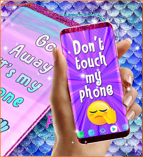 Don't touch my phone wallpaper screenshot