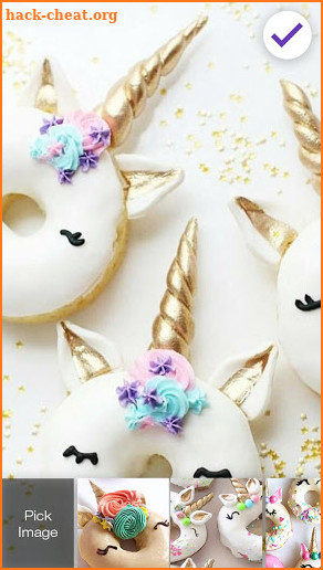 Donut Unicorn Sweet Screen Lock screenshot